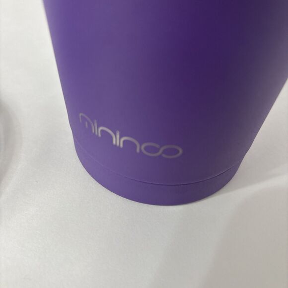 mininoo 40 oz Tumbler with Handle.Insulated Tumbler. Purple - Picture 14 of 15